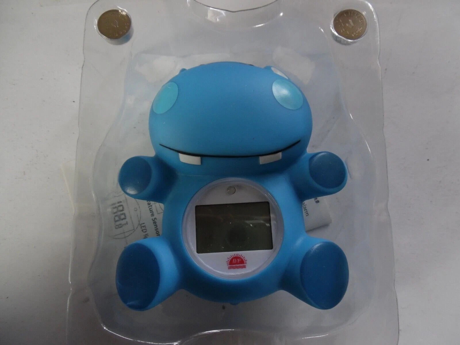 Hippo Water Thermometer, Blue Hippo