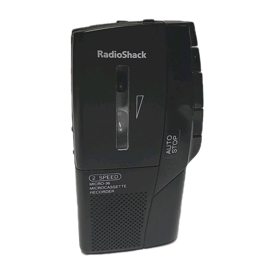 RadioShack 2 Speed Micro-36 MicroCassette Recorder 