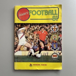 PANINI Football 81 1981 Near Complete Sticker Album Approx 90% Full (A25)