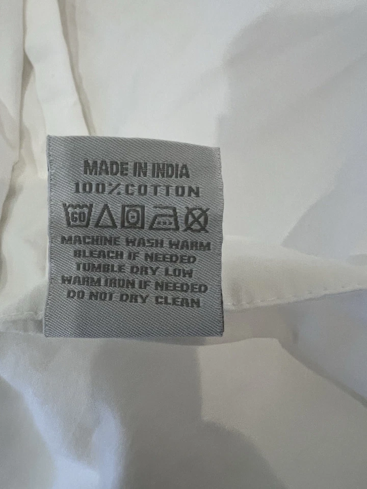 Funda nórdica Frette tamaño completo blanco matelasse diamante silencioso algodón de lujo 86 x 88 Foto 3 de 4