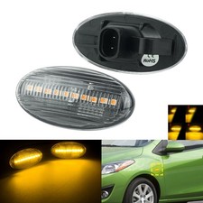 2x Für Mazda 5 CR BJ.2005-2010 Led Seitenblinker Blinker Blinkleuchte Weiß Linse