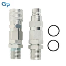 Hyd.Quick-Connect Coupler For John Deere 35G 50C 260 325 CT332 KV13884 AT312877