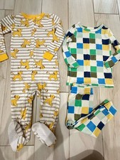 2 Baby Boys Pajamas Footed Sleeper Soft Simba Lion King Lot Disney 18 Months
