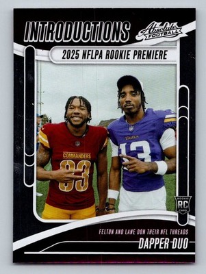 2025 Panini Absolute #I-TFN Dapper Duo Introductions
