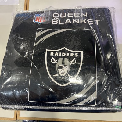 Queen Size Nfl, Oakland Raiders, Throw Blanket, High-Quality New ￼￼