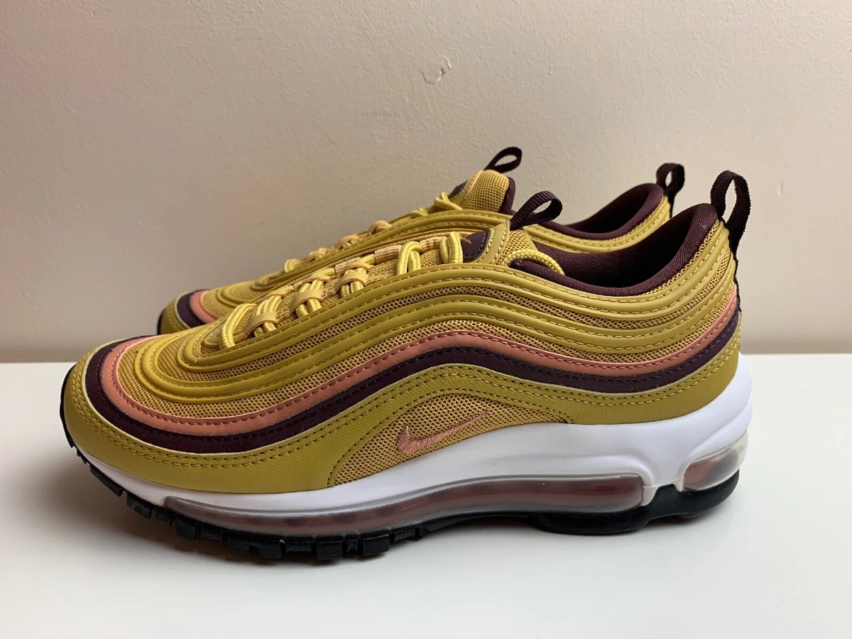Nike Air Max 97 Womens Yellow Gold UK 3 EUR 36 921733 700 eBay