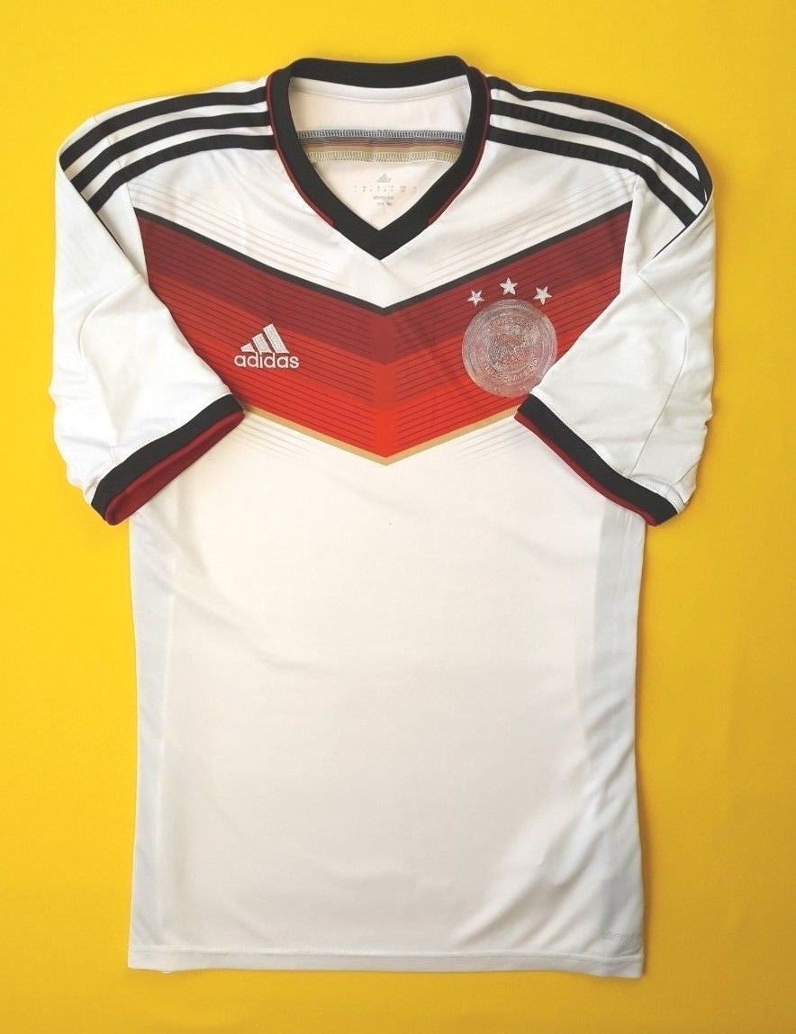 Germany soccer jersey small 2014 shirt World Cup G87445