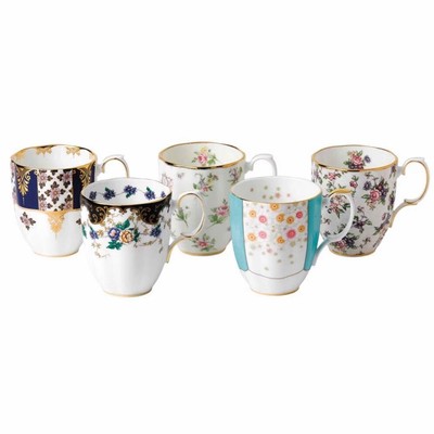 Royal Albert 100 Years 0,4L Kaffeebecher Teetasse und 20cm Teller Set