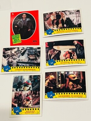 Teenage Mutant Ninja Turtles Trading Cards Lot sticker Mirage Topps TMNT vtg nt2