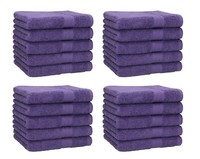 Betz 20 StüCk GäStehandtüCher Premium 100% Baumwolle GäStetuch-Set 30X50 Cm Lila