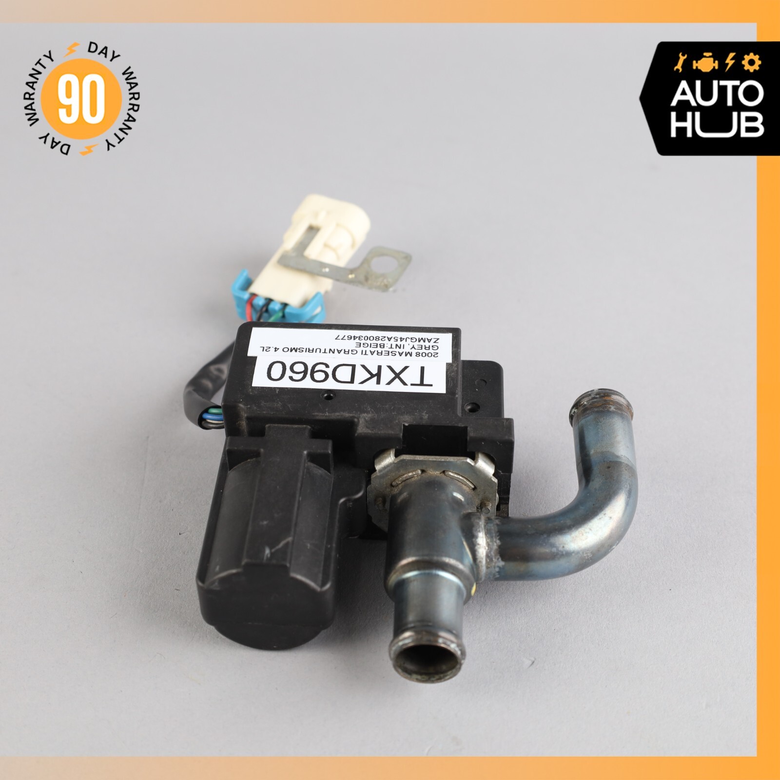 04-19 Maserati GranTurismo GranCabrio M145 TGK Heater Water Valve 80032700 OEM