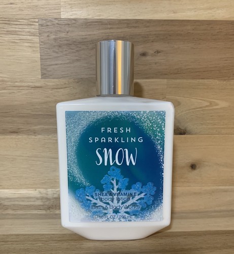 BATH & BODY WORKS FRESH SPARKLING SNOW LOTION CREAM HAND SHEA BUTTER 10 OZ