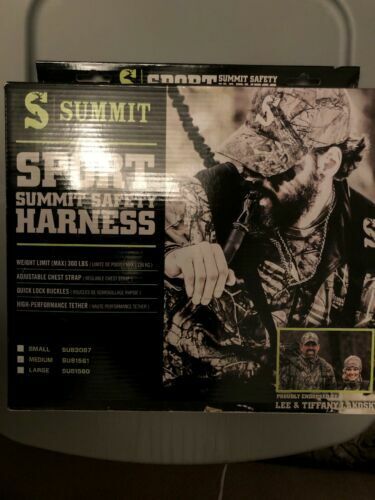 Summit Pro Safety Harness Size Chart