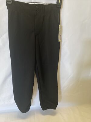 Intensity Low Rise Double Knit Softball Pants Black N5300y Girls - ADULT XS
