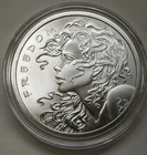 1oz 2018 Silver Shield BU Freedom Girl Silver Round Coin