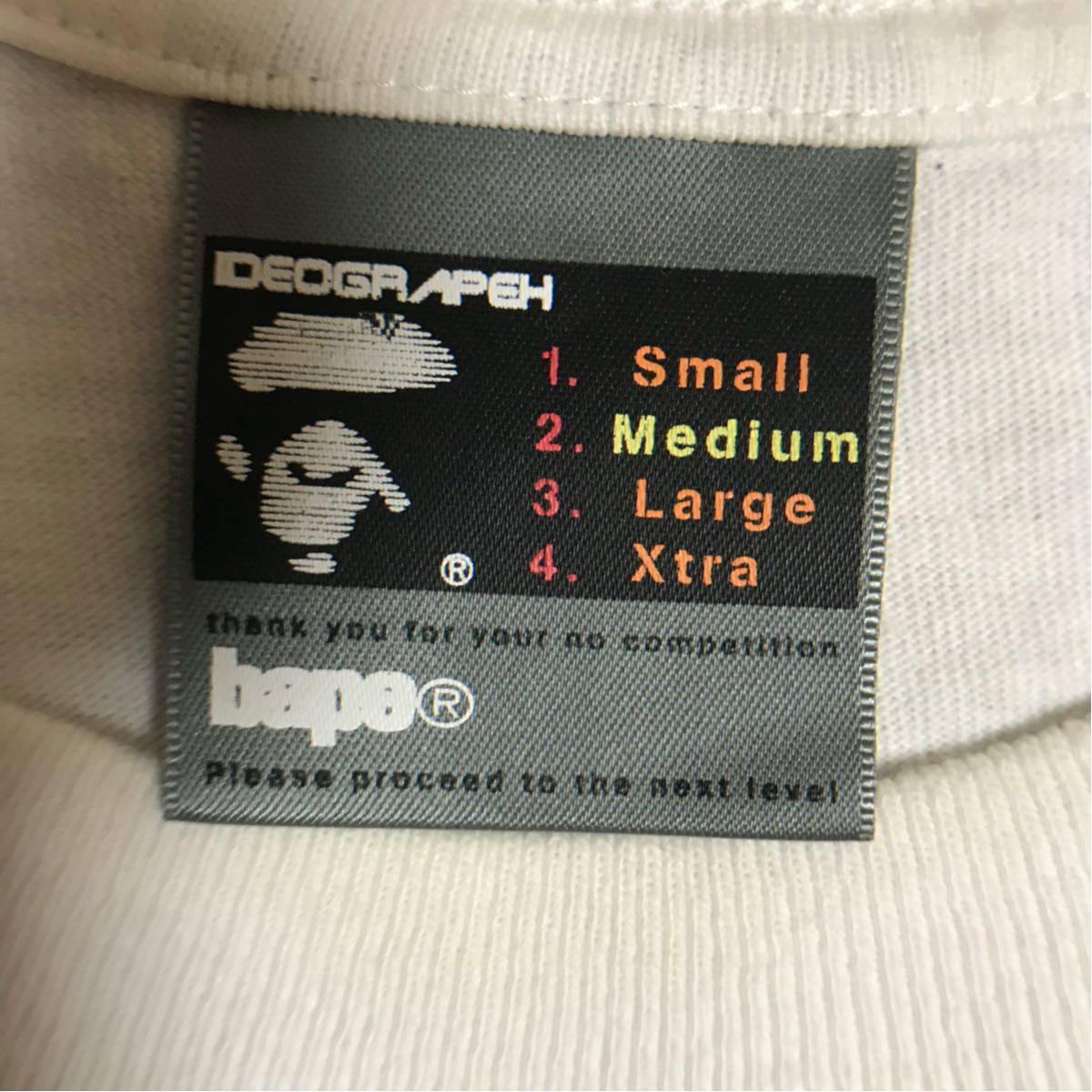 Aoyama limited serial numbered W hand print T-shirt BAPE A Bathing