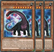 yugioh 3x Sauropode Brachion SR04-DE008 COMMON DEUTSCH