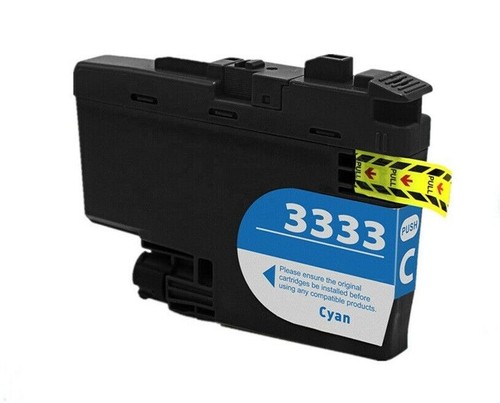 4 x LC3333 LC 3333 B/C/M/Y Ink Cartridge NON genuine with Brother DCP ...
