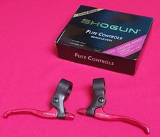 Shogun 2/3 Finger Brake Levers, for Cantilever Brakes, Only 174g, Red, NEW, NOS