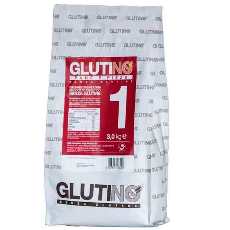Harina sin Gluten Glutinò Kg. 3 - Pan Y Pizza - Oferta 3 Piezas