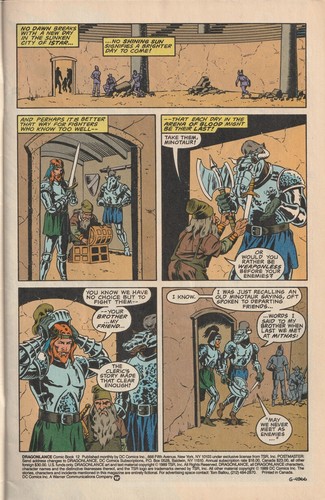 DC Comics DragonLance Ausgabe Nr. 12 Teil 1 von 4 1. Auflage Erstdruck Okt 1989 - Bild 3 von 24