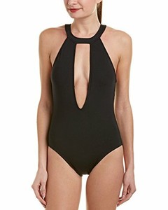 Download La Blanca Women's Island Goddess Mock Neck Plunge Front ...