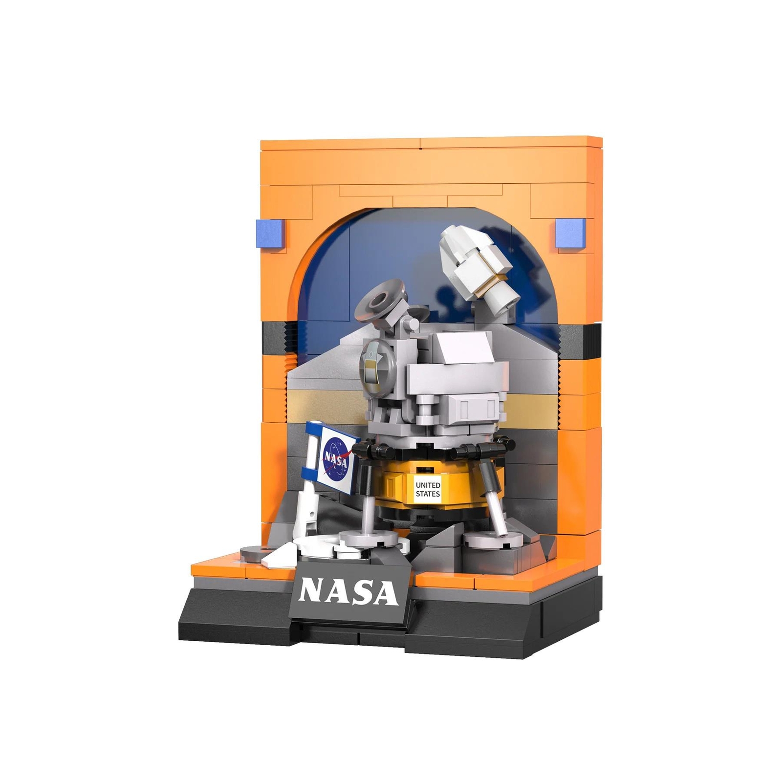 CaDA Apollo 11 Lunar Module - 206 Piece Brick Build Model Kit - Image 4