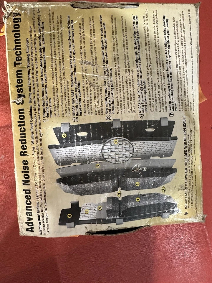 D914-7795, juego de 4 almohadillas cerámicas delanteras para Acura ILX, Honda Civic, CRV, Pilot Foto 3 de 4