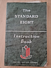 Vintage Standard Eight Saloon Instruction Book 1954 2nd Edition