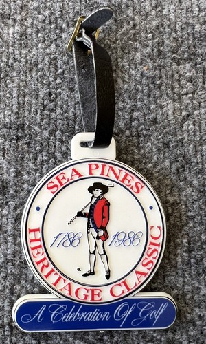 Sea Pines Heritage Classic 1986 Contestant Golf Bag Tag Hal Sutton PGA Golfer