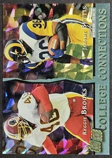 1993 Pro Set College Connections #CC2 Jerome Bettis Reggie Brooks Rookie RC HOF
