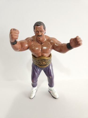 Vintage 1990 WCW Galoob Butch Reed Wrestling Actio...