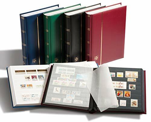 Lighthouse 64-Black Page Stamp Stockbook LSP4/32 Green (F7Q)