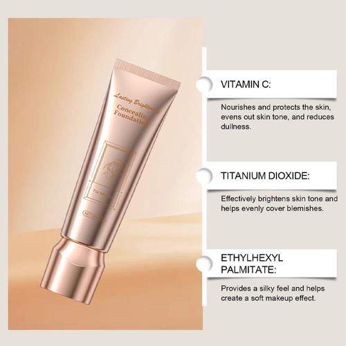 ☮Matte Wear Full Coverage Brighten Liquid Foundation Base Makeup Fast F5Y1 - Picture 9 of 12