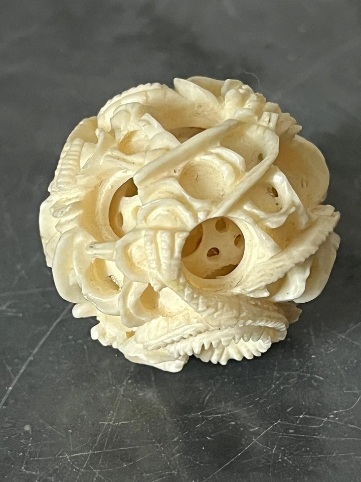 Boule De Canton Aux Dragons - Photo 3/4