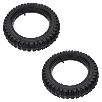 2x Crossreifen mit Schlauch 12.5x2.75 Reifen für Motocross Minicross Dirt Bike