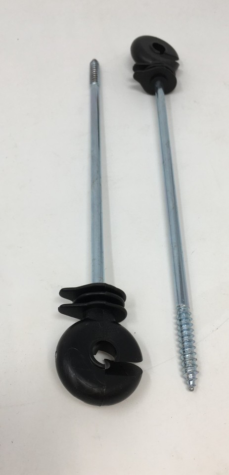 Pack Of 10 Offset Ring Insulators For Electric Fencing - Cranked Design For Long Distance Fence Wire (INS21/INS22)