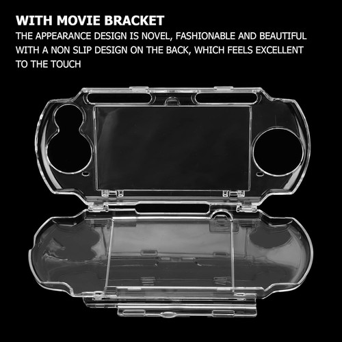 Clear Anti-dust Hard Skin Case Protector Cover for Sony PSP 2000 3000 Console - Picture 3 of 7