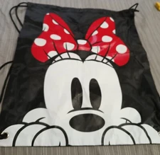 Disney/ Minnie Mouse Drawstring Bag/ Used/12 X 16