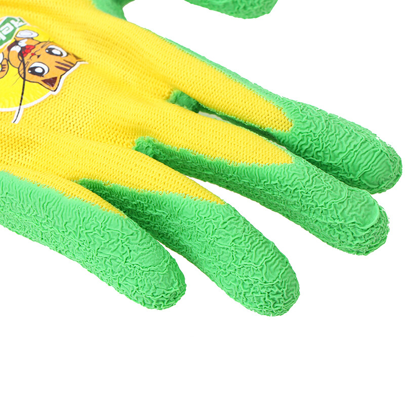 Kids /Junior Garden Safety Rubber Coated Gloves DIY Age from Year 6 to