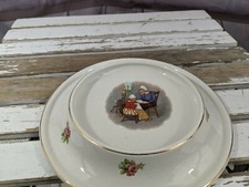 Royal vintage baby plate sewing mom child vintage antique