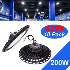 200W UFO LED High Bay Low Bay Shop Light Industrial Commercial Factory Warehouse