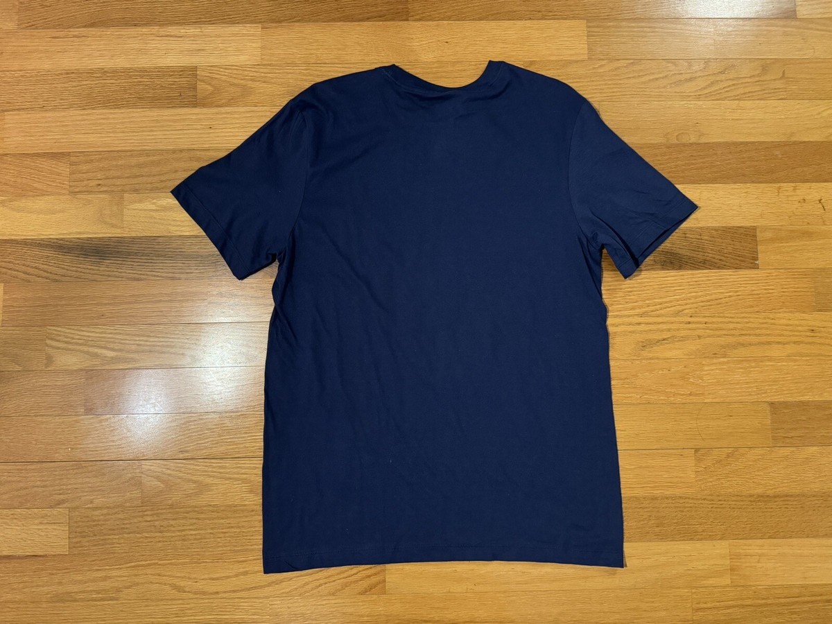 New M Nike New York Yankees 1903 Scribble Logo Team Shirt Navy