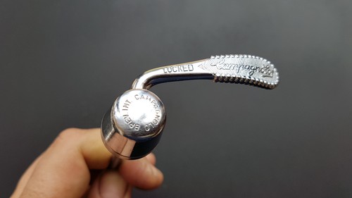 NEW CAMPAGNOLO C RECORD REAR HUB 1ST GEN SKEWER SILVER - Picture 3 of 3