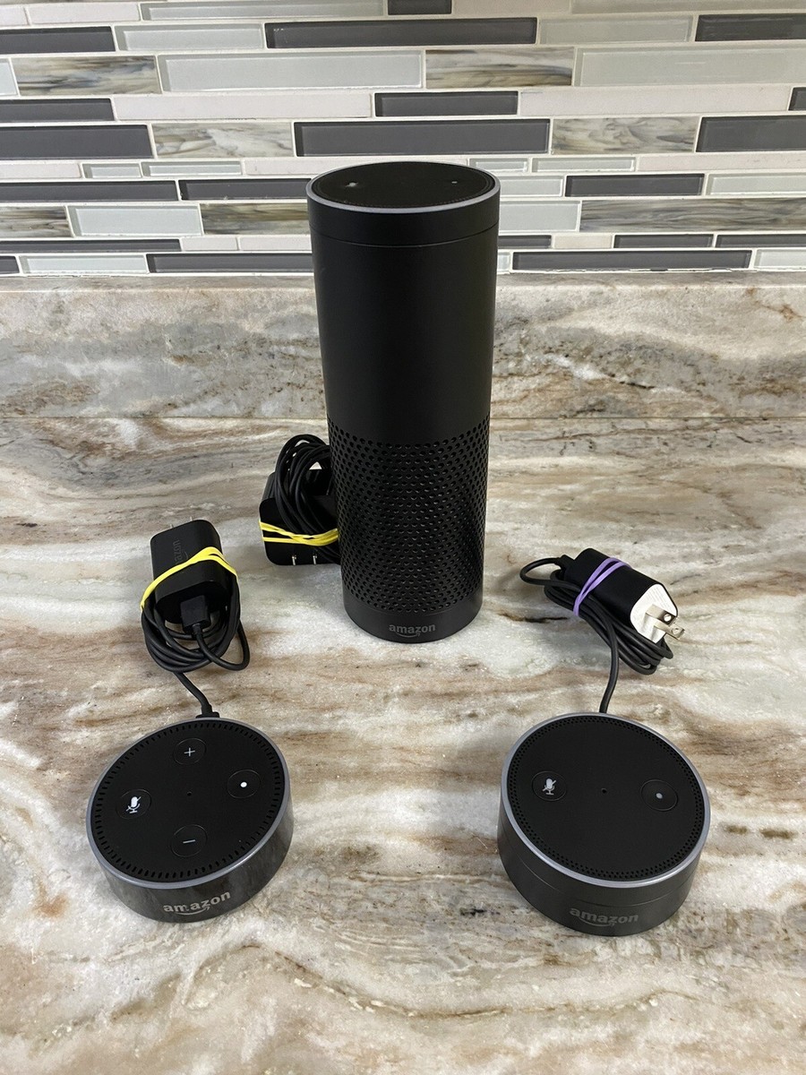 Amazon Echo 1st Gen Lot SK705DI Smart Speaker & Echo Dot
