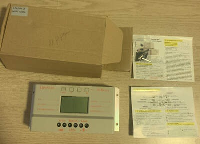 30 Amp 12V/24V DC Input MPPT Solar Charge Controller Auto Parameter