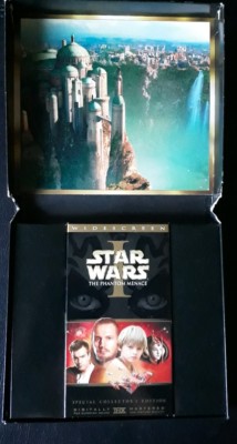 Star wars episode 1 vhs the phantom menace widescreen collector's