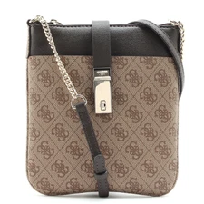 Guess Nissana Mini Logo Crossbody Quattro G Pattern Multi Silver