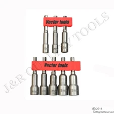 8PC (METRIC) MAGNETIC NUT SETTERS (6mm--13mm)  - H/D NEW!!