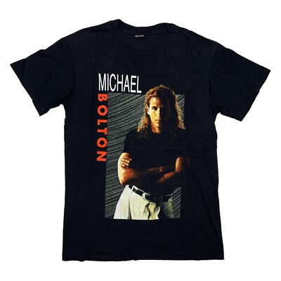 VTG 1991 Michael Bolton TIME, LOVE AND TENDERNESS TOUR GRAPHIC T SHIRT MENS L